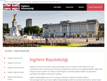 Tablet Screenshot of ingilterebuyukelciligi.com